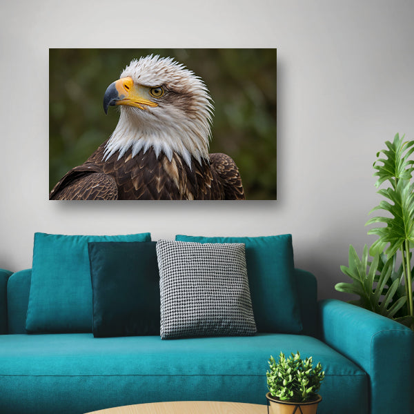 Gedetailleerd portret van een majestueuze adelaar poster