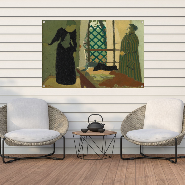 Het Naaiatelier van Madame Vuillard - Édouard Vuillard tuinposter