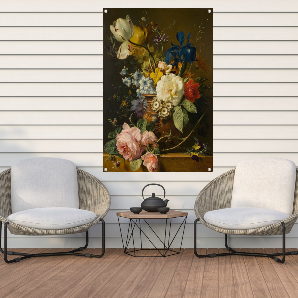 Bloemstilleven - Georgius Jacobus Johannes van Os tuinposter