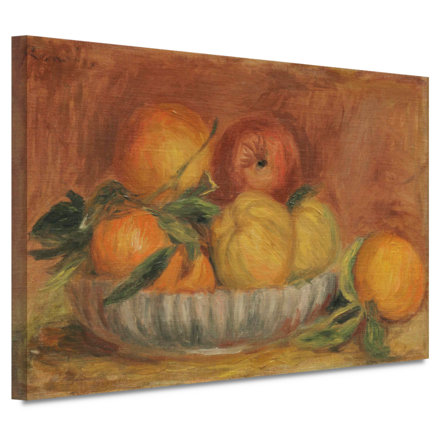 Stilleven met vruchten - Pierre-Auguste Renoir canvas
