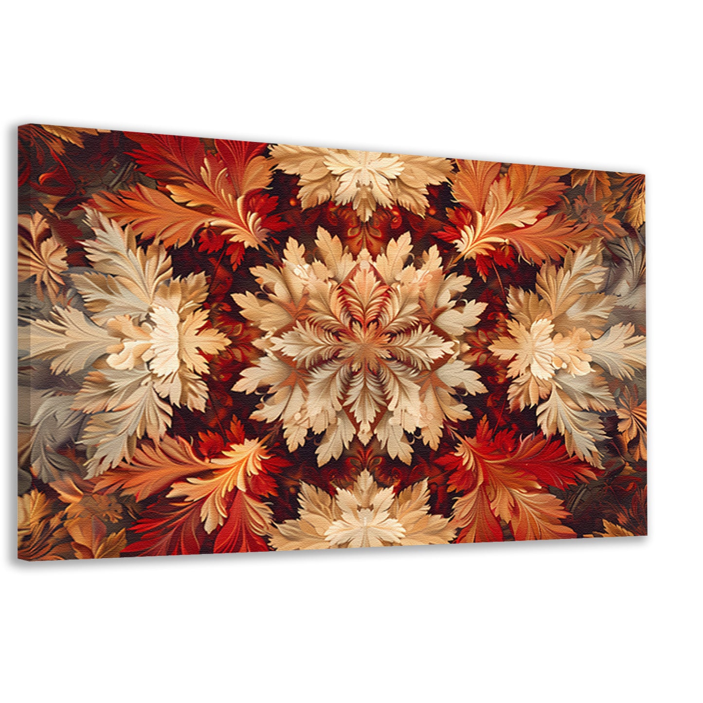 Kaleidoscopische Bloemenpracht canvas