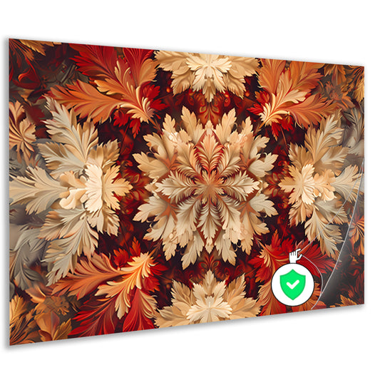 Kaleidoscopische Bloemenpracht poster