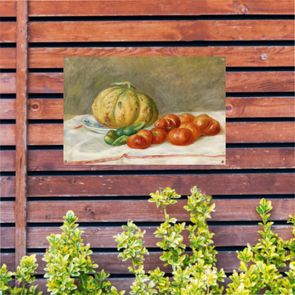 Meloen en tomaten - Pierre-Auguste Renoir tuinposter