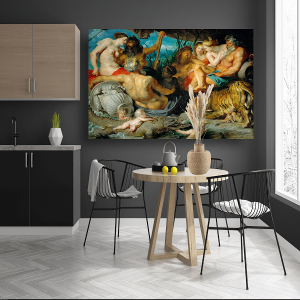 De vier continenten - Peter Paul Rubens poster