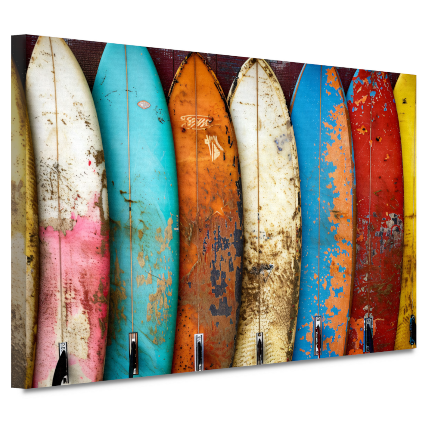 Minimalistische Surfplanken canvas