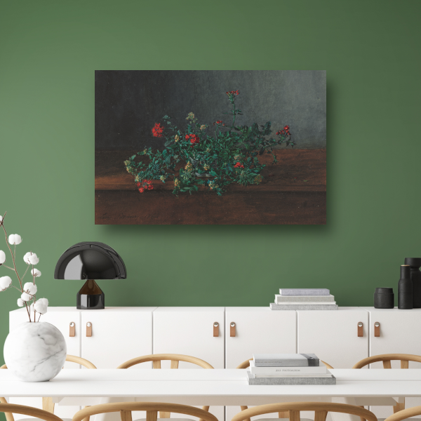 Stilleven met wilde bloemen - Léon Bonvin poster