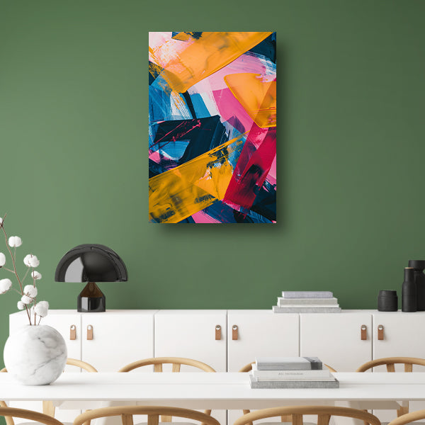 Abstract met Levendige Kleuren poster