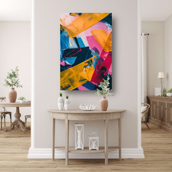 Abstract met Levendige Kleuren poster