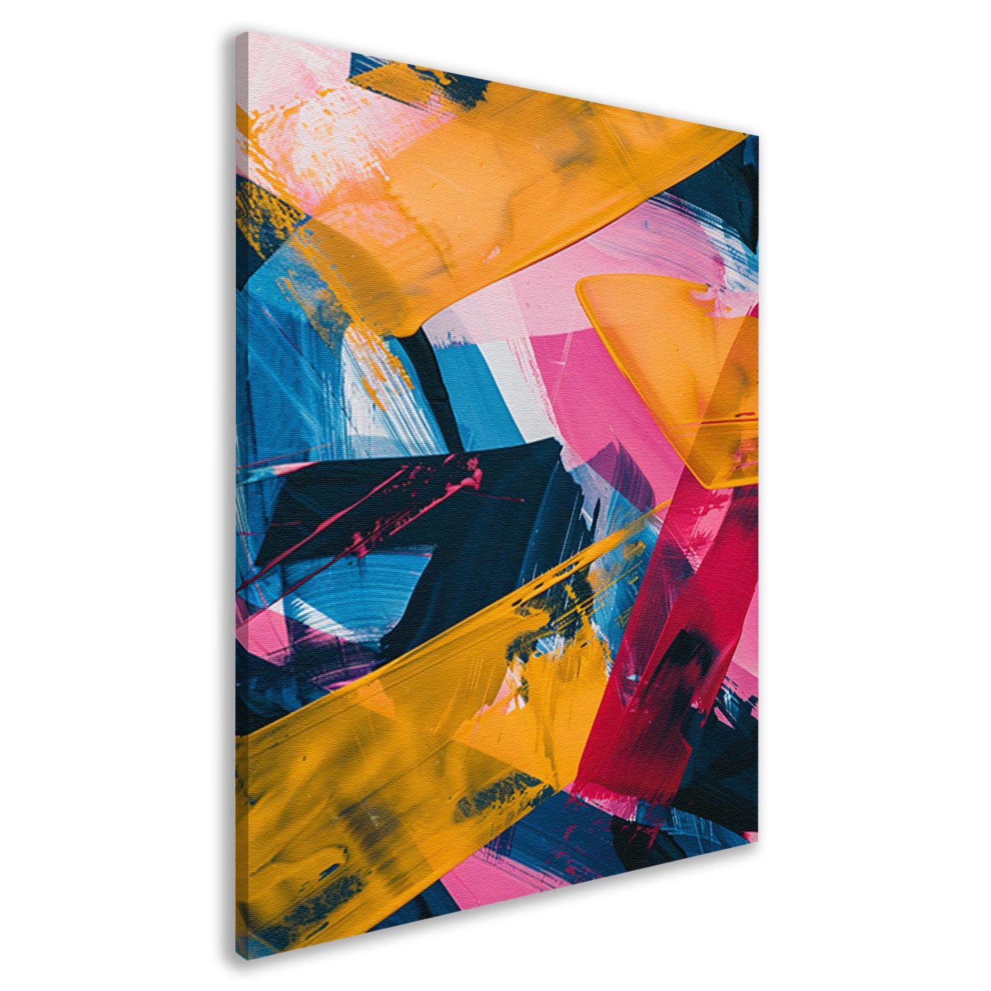Abstract met Levendige Kleuren canvas