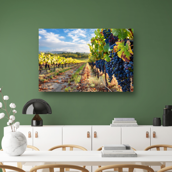 Klassieke druiventrossen canvas