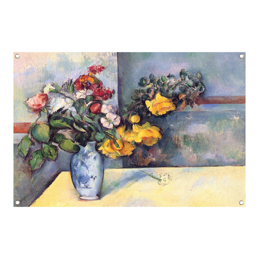 Stilleven, bloemen in een vaas - Paul Cézanne tuinposter