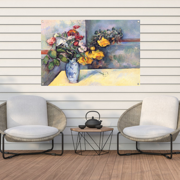Stilleven, bloemen in een vaas - Paul Cézanne tuinposter