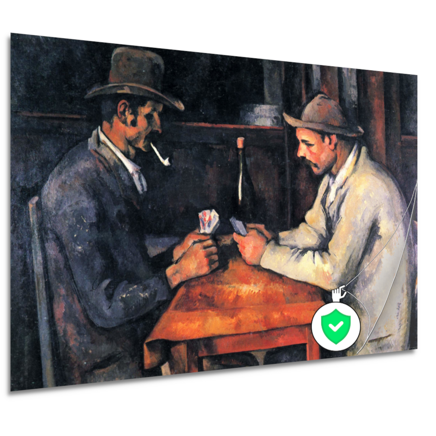 The Card Players - Paul Cézanne poster