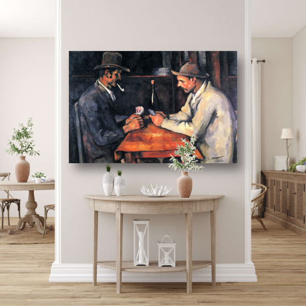 The Card Players - Paul Cézanne poster