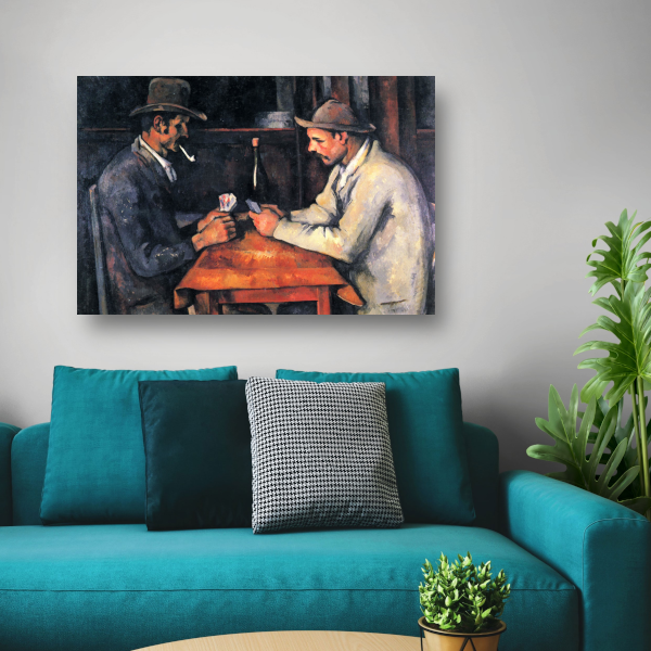 The Card Players - Paul Cézanne poster