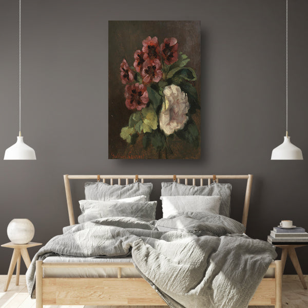 Bouquet of Flowers - Gustave Courbet poster