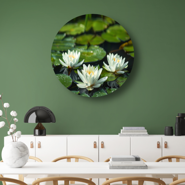 Impressionistische waterlelies forex muurcirkel