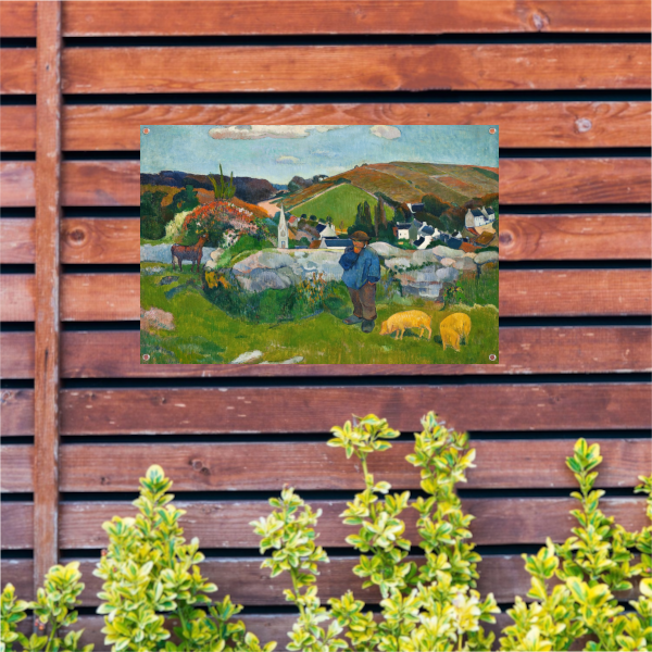 De varkenshoeder - Paul Gauguin tuinposter