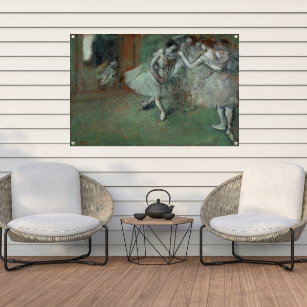 Een groep dansers - Edgar Degas tuinposter