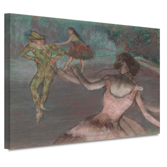 Harlekijn en dansers - Edgar Degas canvas