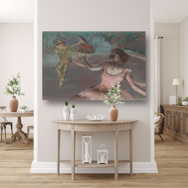 Harlekijn en dansers - Edgar Degas acrylglas