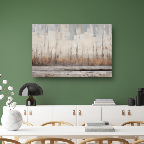 Wolkenkrabber in lijnenspel acrylglas