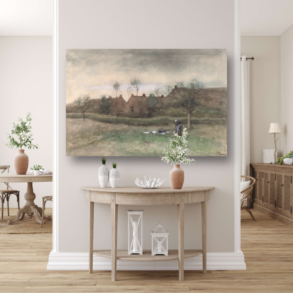 Bleekveldje - Anton Mauve acrylglas
