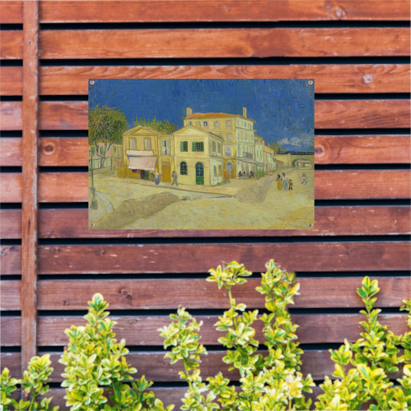 Het Gele Huis (The Yellow House) - Vincent van Gogh tuinposter