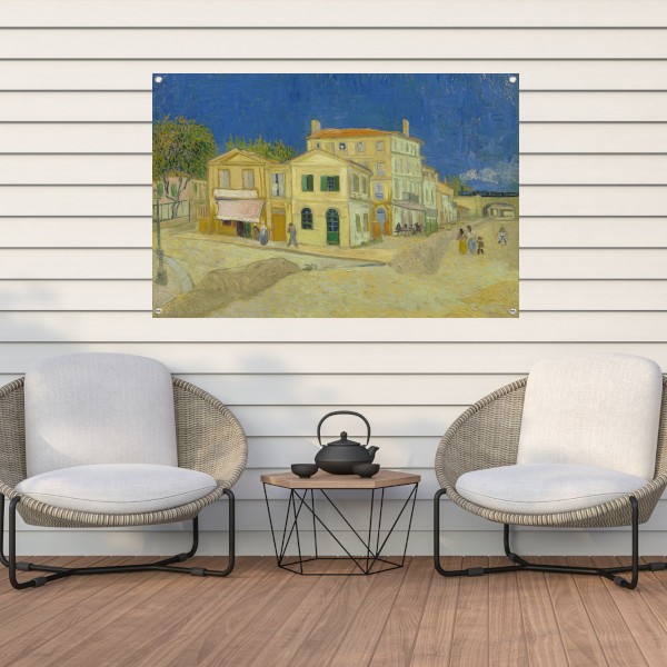 Het Gele Huis (The Yellow House) - Vincent van Gogh tuinposter
