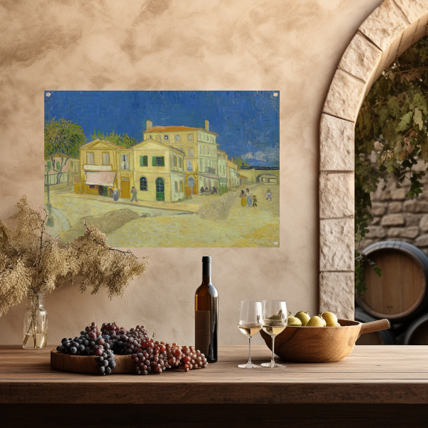 Het Gele Huis (The Yellow House) - Vincent van Gogh tuinposter