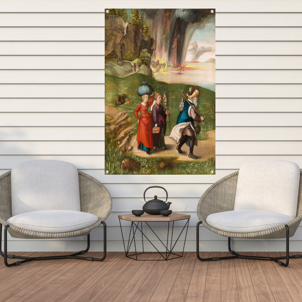 Lot en zijn dochters - Albrecht Dürer tuinposter