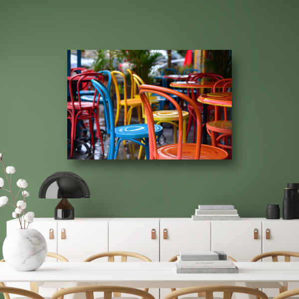 Minimalistische Meubels Buiten canvas met baklijst