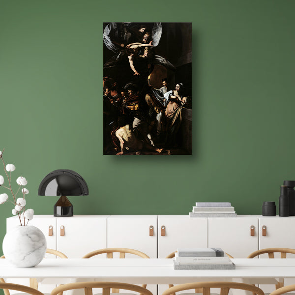 De Zeven Werken van Barmhartigheid - Caravaggio poster