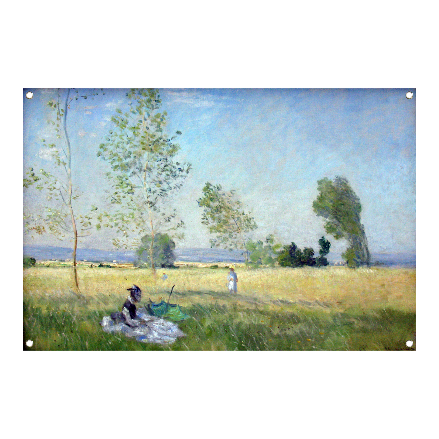 Zomer - Claude Monet tuinposter