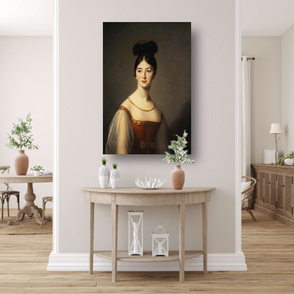 Portret van een vrouw - Élisabeth Louise Vigée Le Brun poster