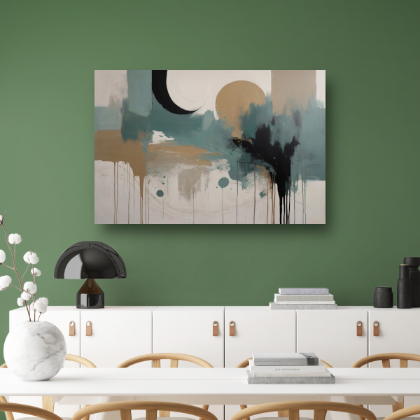 Dynamiek van Kleur en Organische Textuur acrylglas