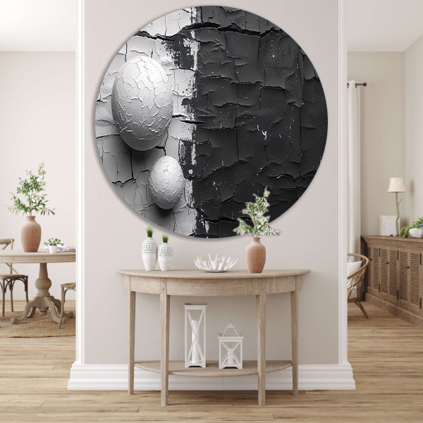 Minimalistisch ballencompositie forex muurcirkel