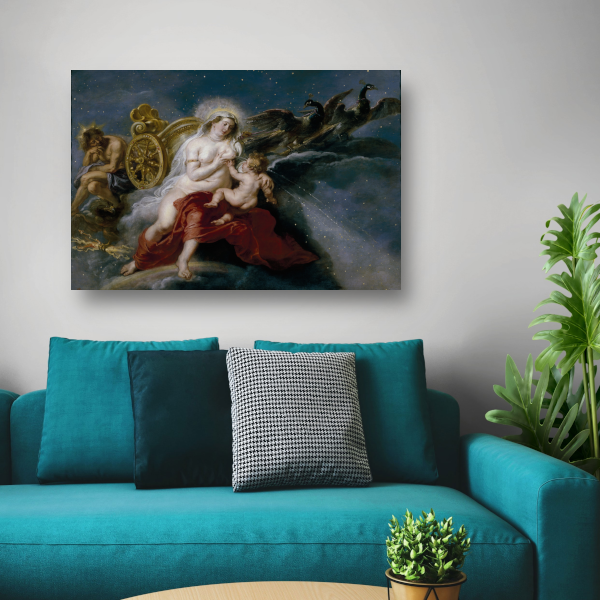 De schepping van de Melkweg - Peter Paul Rubens poster