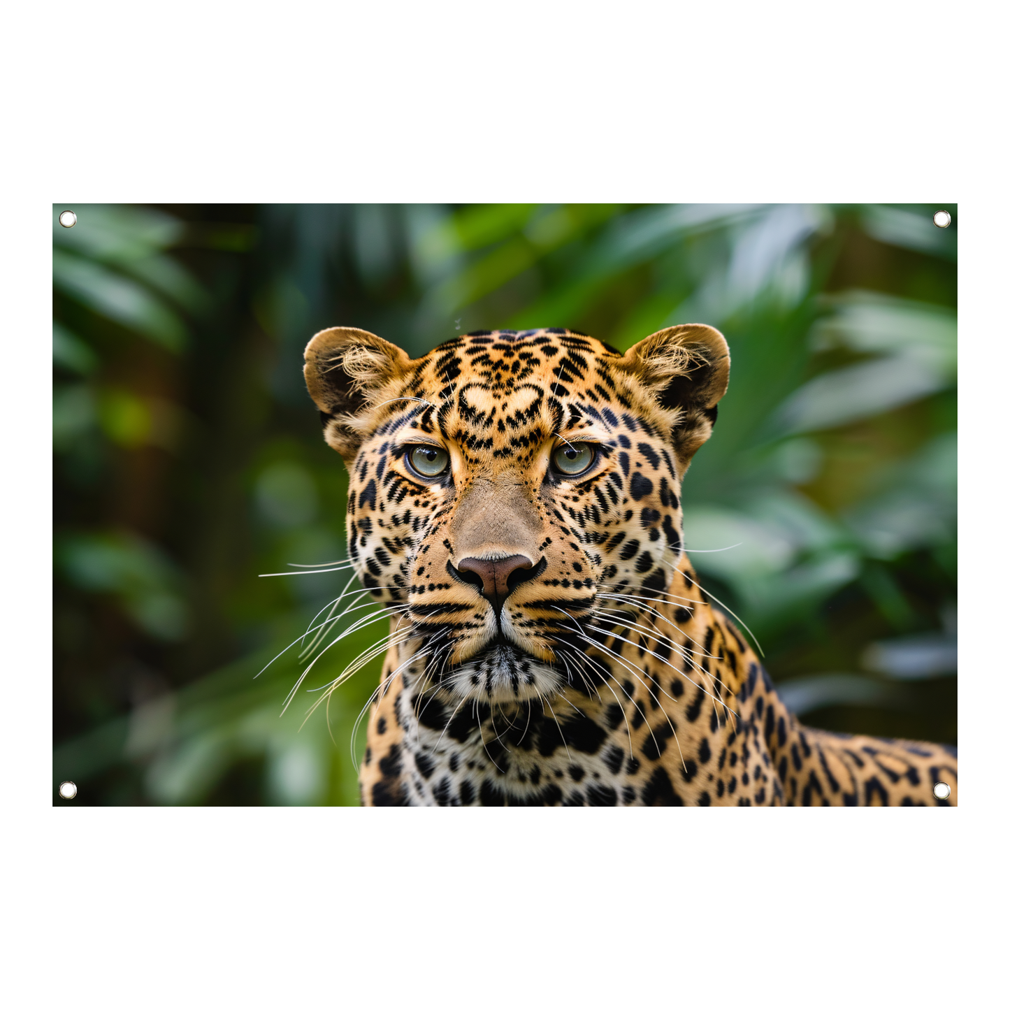 Stille Waarnemer - Luipaard in de Wildernis tuinposter