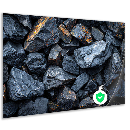 Abstract stenenstapel poster