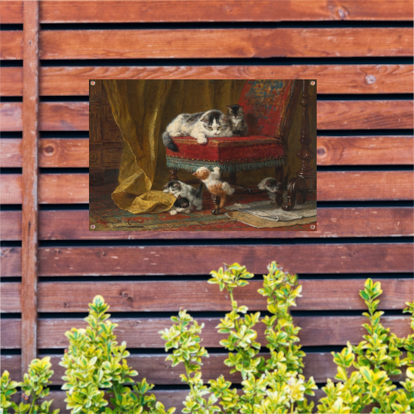 Moeders trots - Henriëtte Ronner-Knip tuinposter