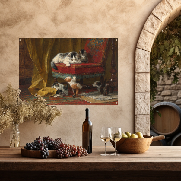 Moeders trots - Henriëtte Ronner-Knip tuinposter