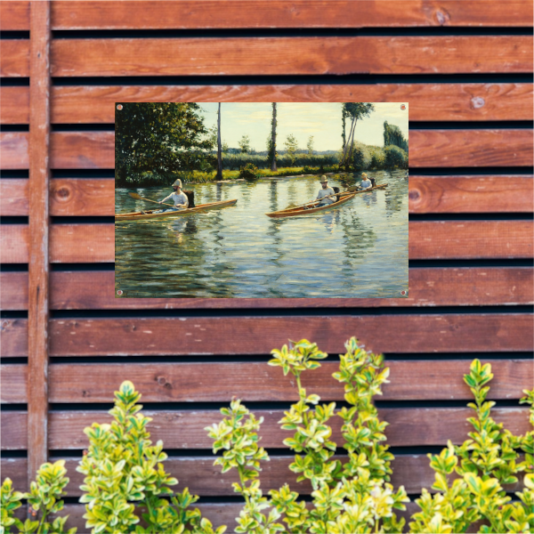 Varen op de Yerres - Gustave Caillebotte tuinposter