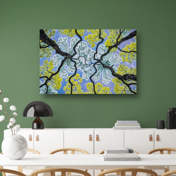 Impressionistische Bomen poster