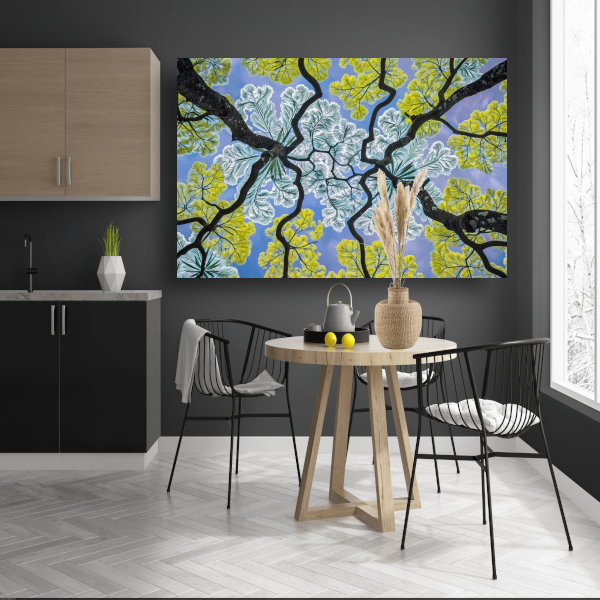 Impressionistische Bomen poster