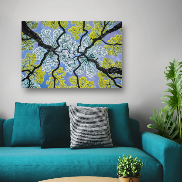 Impressionistische Bomen poster