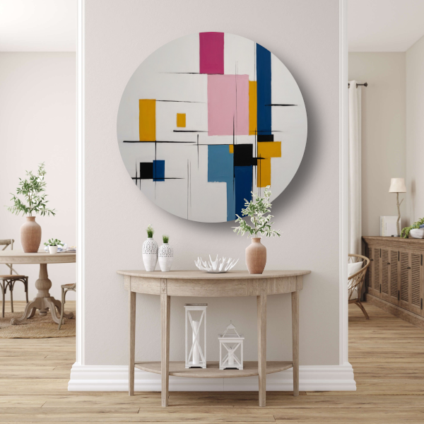 Balans van Vorm en Kleur in Moderne Kunst forex muurcirkel
