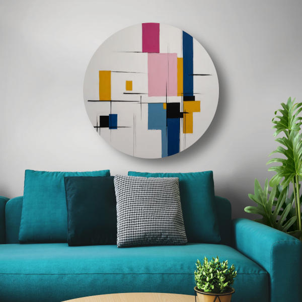 Balans van Vorm en Kleur in Moderne Kunst forex muurcirkel