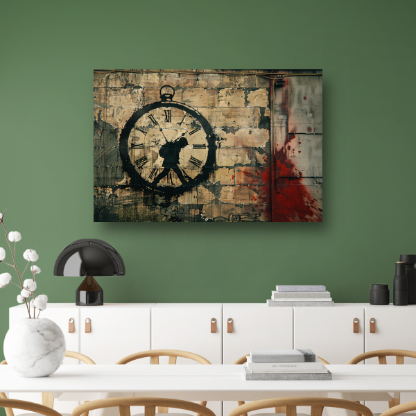 Vervagende Tijd Gemarkeerd door Bloed poster