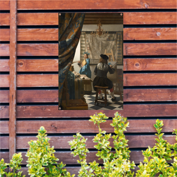 De Schilderkonst - Johannes Vermeer tuinposter